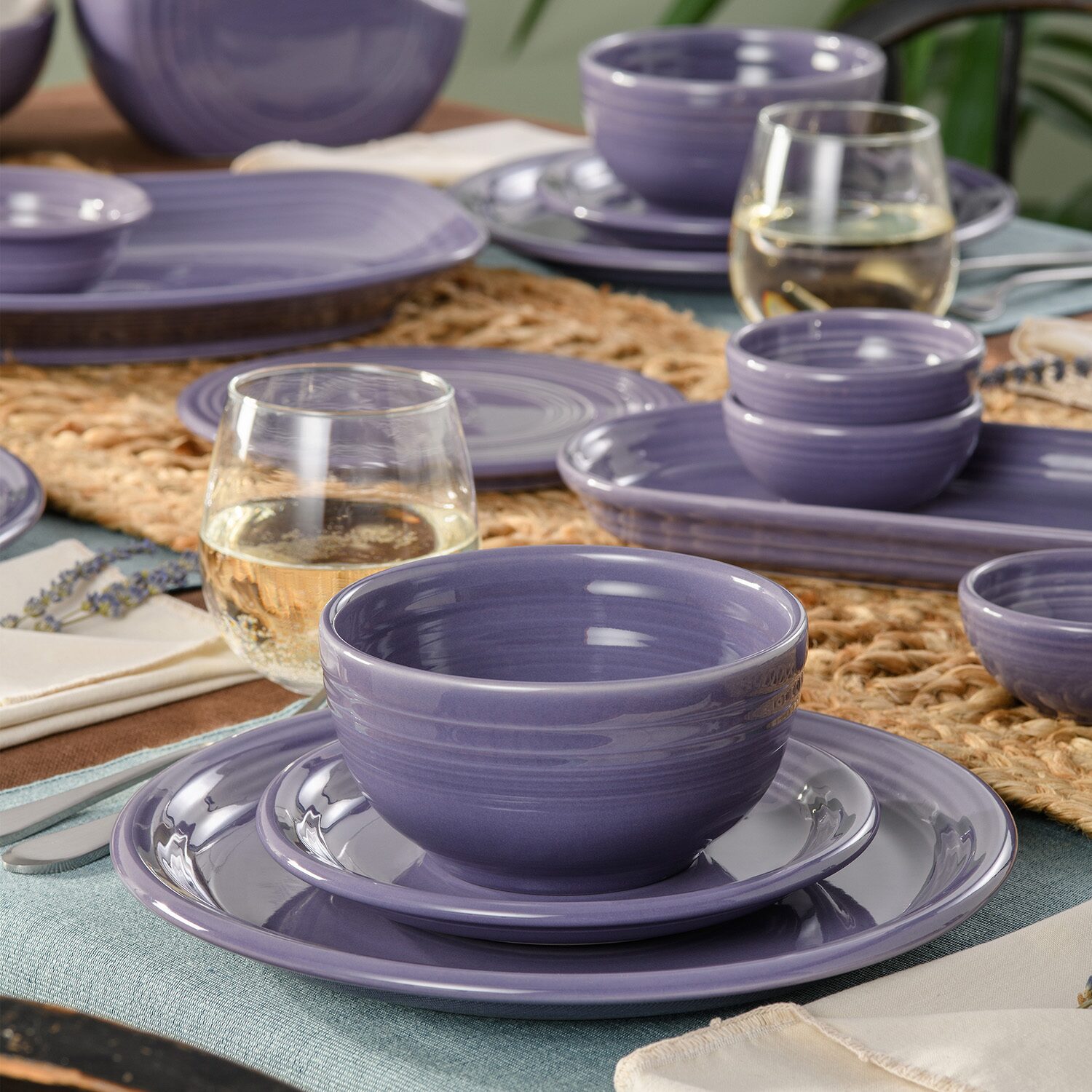 Fiesta Bistro 3-pc. Ceramic Dinnerware Set