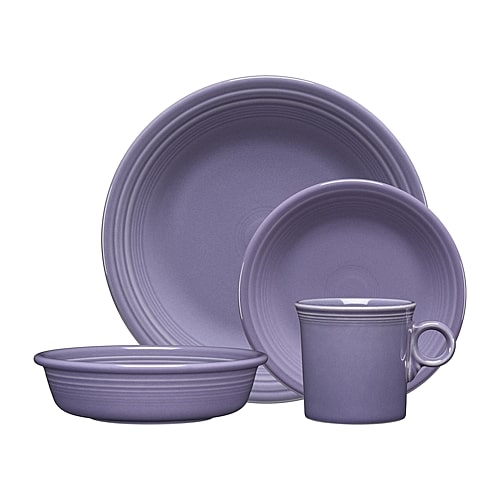 Fiesta Classic 4-pc. Ceramic Dinnerware Set In Purple