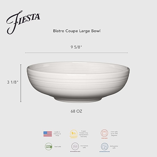 Fiesta Bistro Coupe Large Serving Bowl