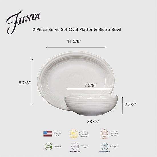Fiesta Fiesta Lavender Ceramic Serving Set