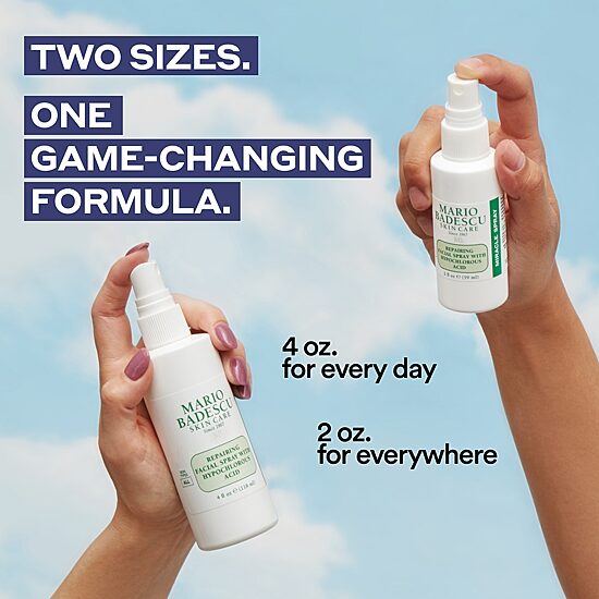 Mario Badescu Repairing Facial Spray With Hypochlorous Acid Facial Treatment