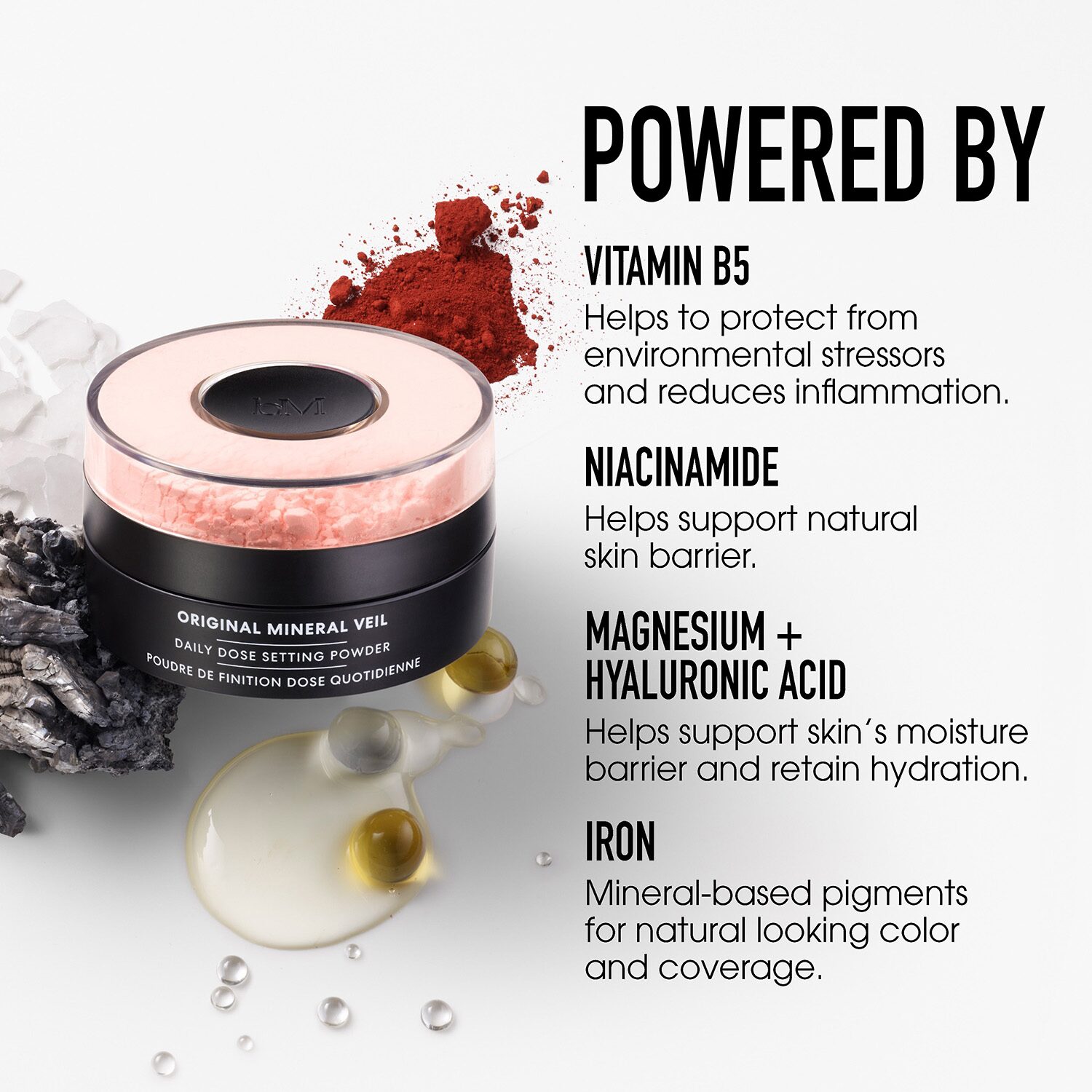 bareMinerals ORIGINAL Mineral Veil Talc-Free Daily Dose Loose Setting Powder