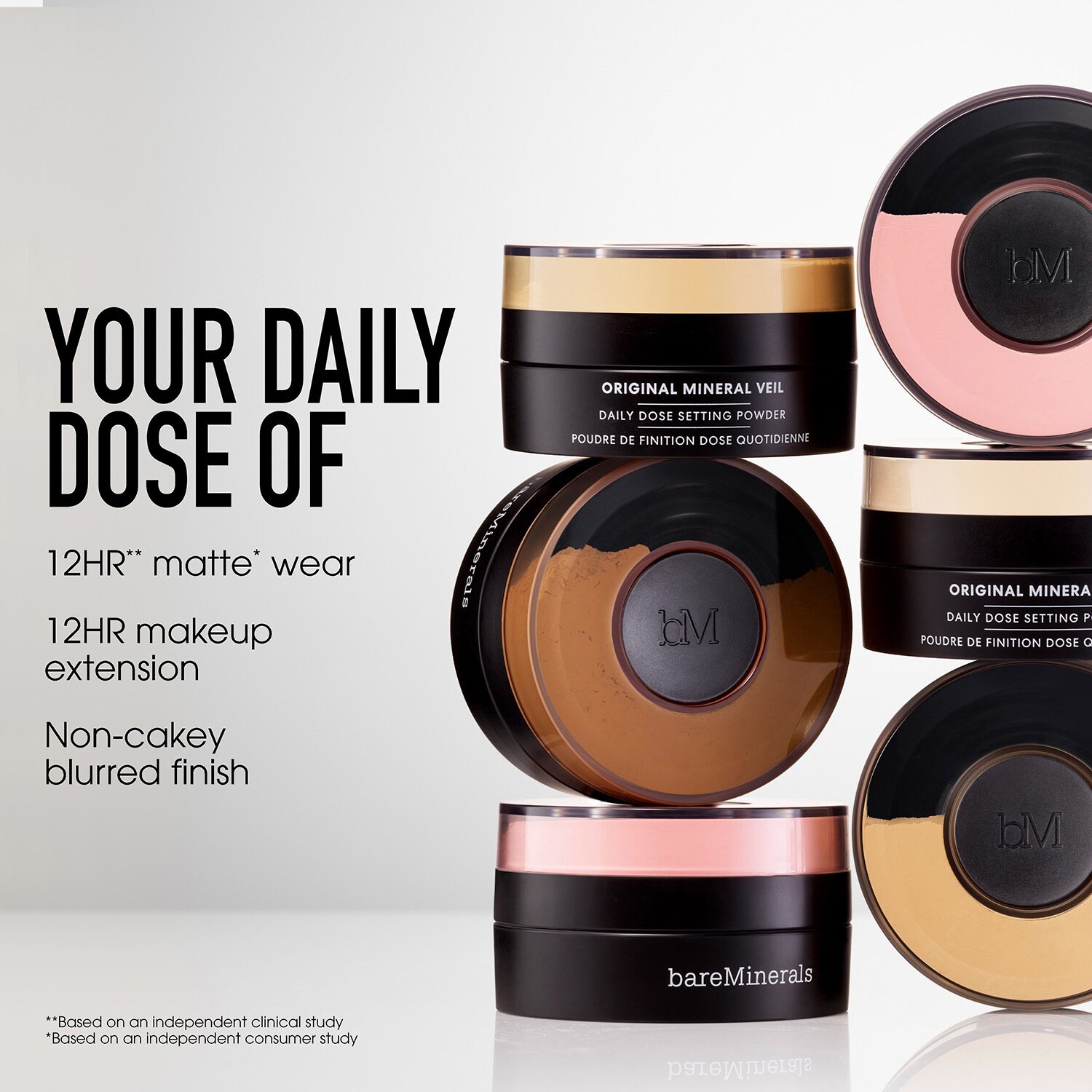 bareMinerals ORIGINAL Mineral Veil Talc-Free Daily Dose Loose Setting Powder
