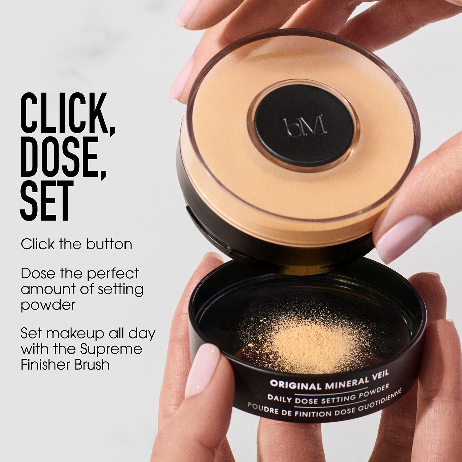bareMinerals ORIGINAL Mineral Veil Talc-Free Daily Dose Loose Setting Powder