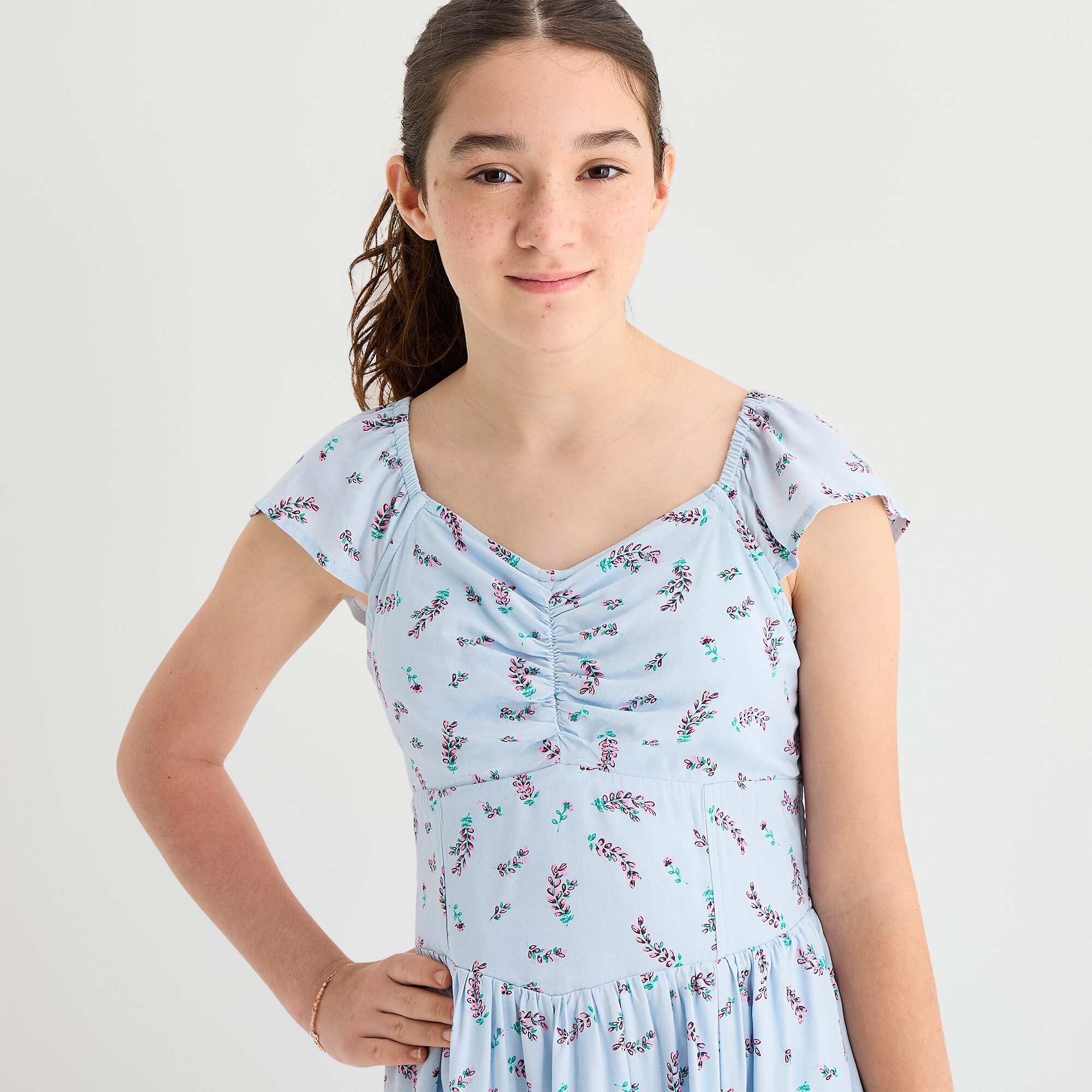 Thereabouts Little & Big Kid Girls Short Sleeve A-Line Dress