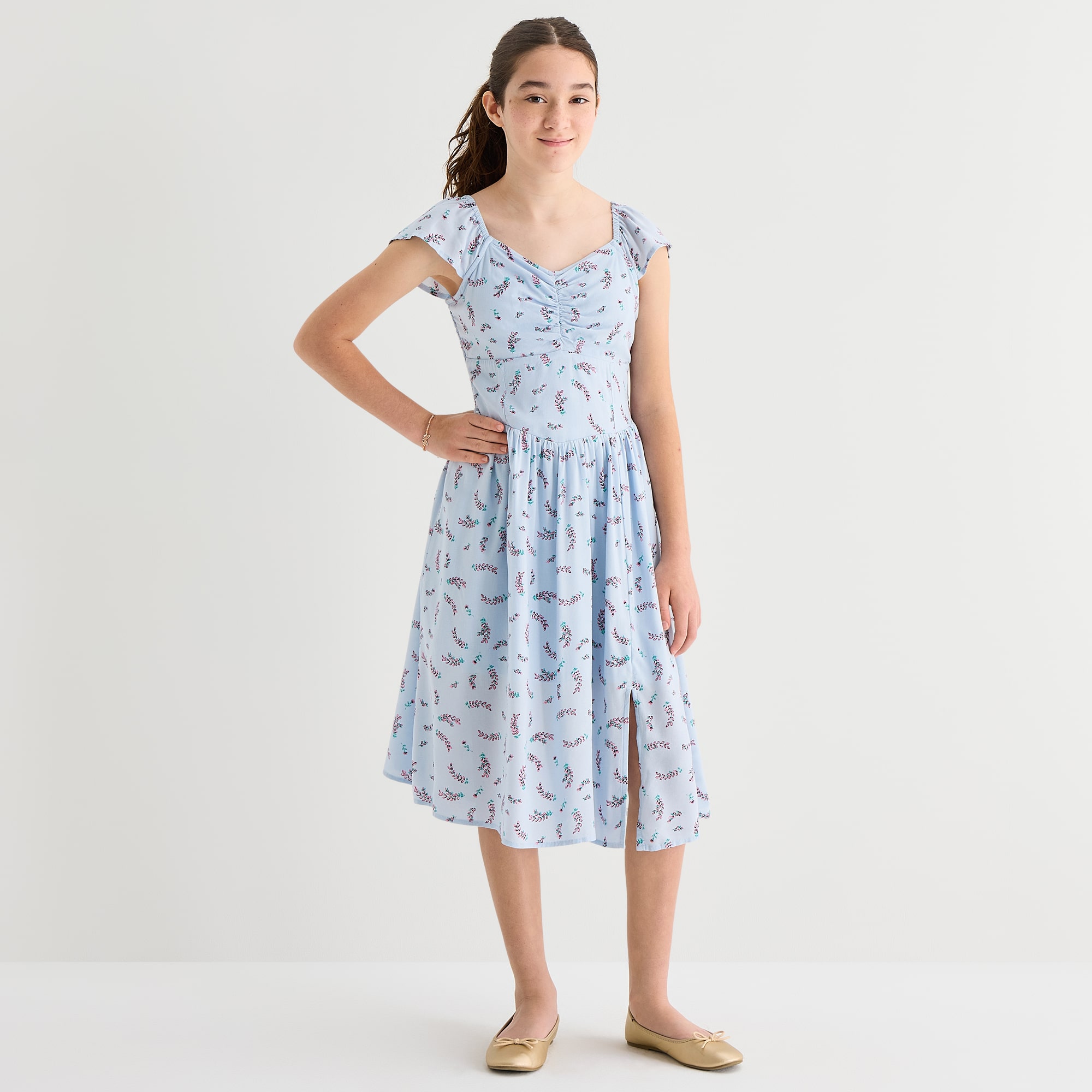Thereabouts Little & Big Kid Girls Short Sleeve A-Line Dress