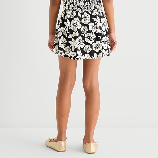 Thereabouts Little & Big Kid Girls High Rise Micro Skort