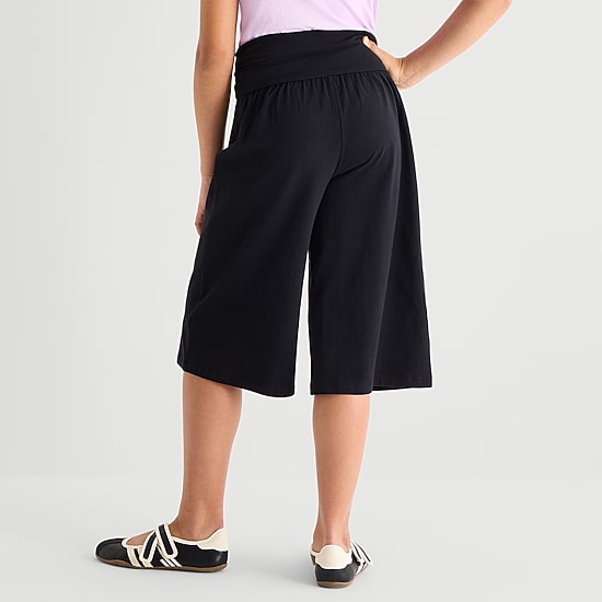 Xersion Little & Big Kid Girls Mid Rise Wide Leg Regular Fit Pull-On Pant
