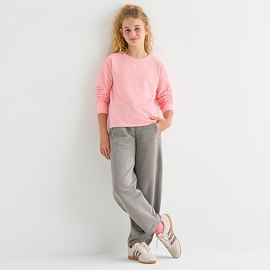 Xersion Little & Big Kid Girls Crew Neck Long Sleeve Active T-Shirt