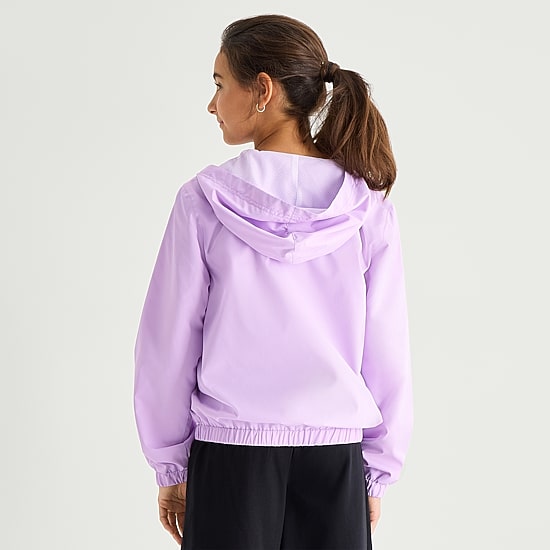 Xersion Little & Big Kid Girls Lightweight Windbreaker