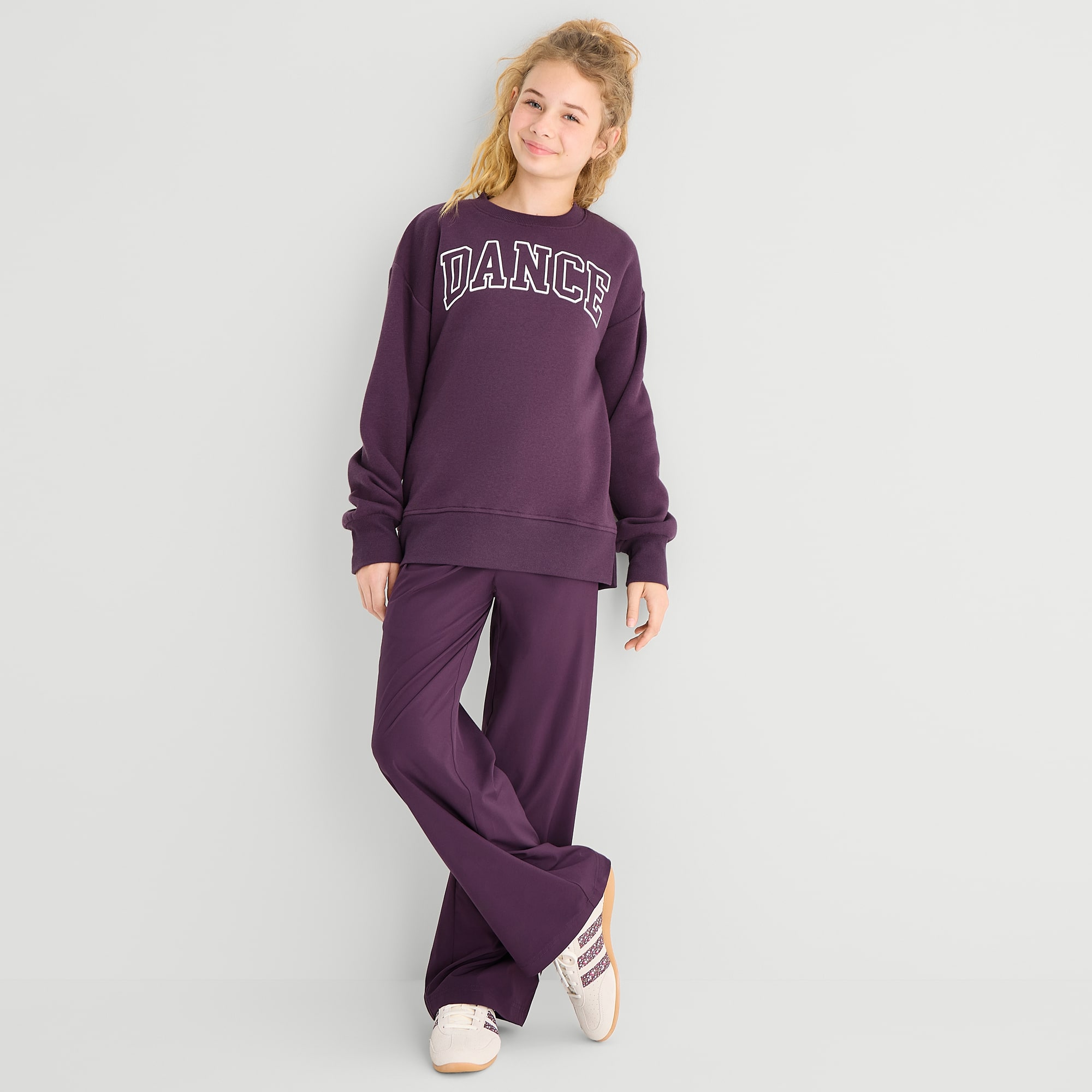 Xersion Little & Big Kid Girls Mid Rise Wide Leg Regular Fit Pull-On Pant