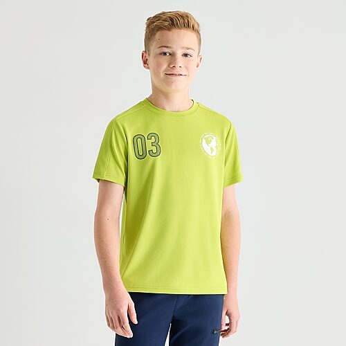 Xersion Little & Big Kid Boys Crew Neck Short Sleeve Quick Dry Jersey In Green