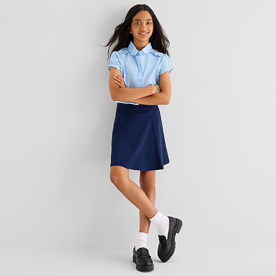Thereabouts Performance Skort Little & Big Kid Girls Scooter Skirt