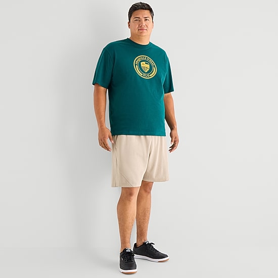 Shaquille O'Neal XLG™ Mens Active 10" Mid Rise Big and Tall Workout Shorts