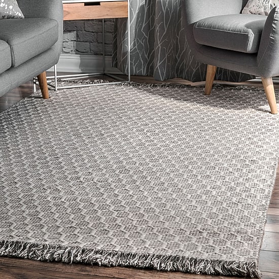 nuLoom Edris Tassel Hand Tufted Handmade Area Rug
