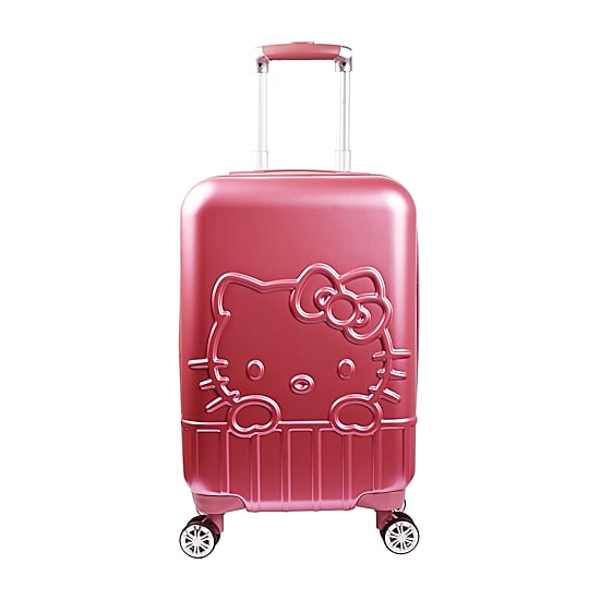 Hello Kitty キャリーカート ボルドー Ful Hello Kitty 21 Inch Hardside Expandable Lightweight Carry-On