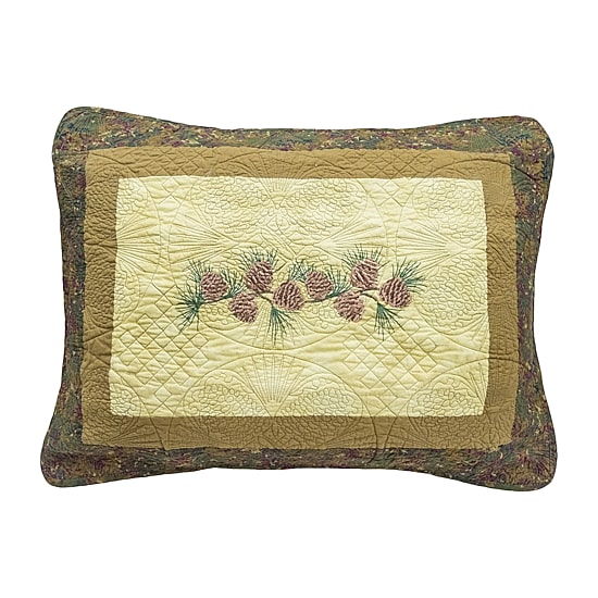 Donna Sharp Cabin Raising Pinecone Pillow Sham