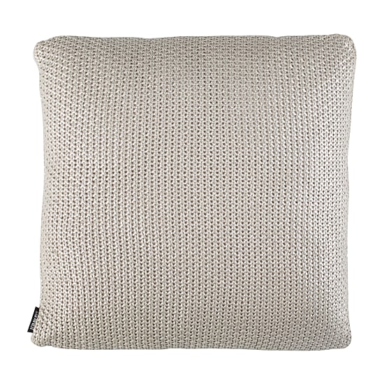 Safavieh Tickled Grey Knit Square Throw Pillow