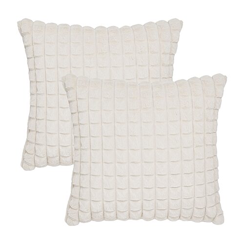 Safavieh Chess 2 Pack Square Throw Pillow, One Size, Beige