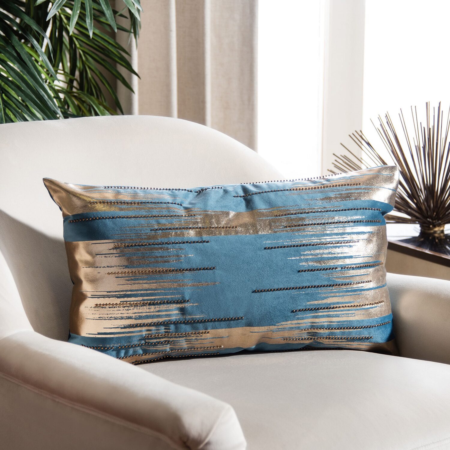 Safavieh Prasla Rectangular Throw Pillow