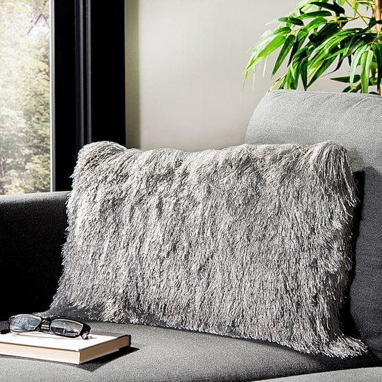 Safavieh Cali Shag Rectangular Throw Pillow