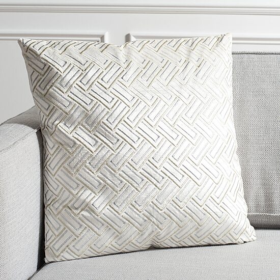 Safavieh Metallic Square Throw Pillow