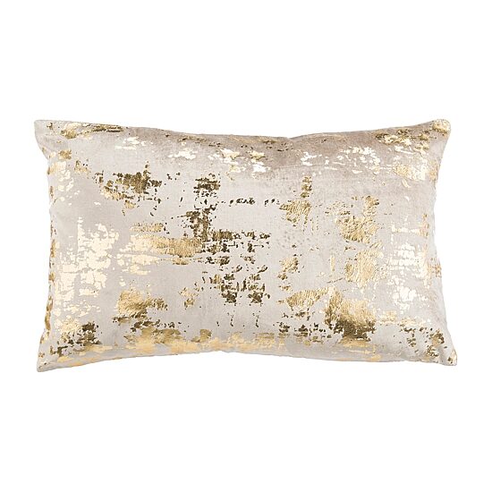 Safavieh Edmee Metallic Rectangular Throw Pillow