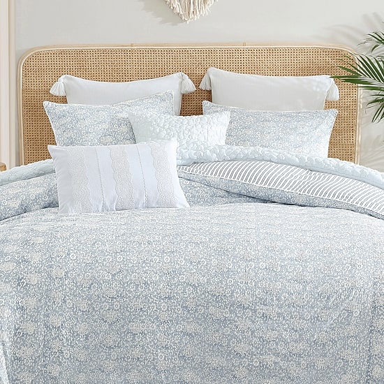 Peri Home Ikat Eyelet 3-pc. Duvet Cover Set