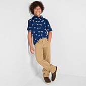 Thereabouts Little & Big Kid Boys Adjustable Waist Stretch Fabric Straight Leg Jean