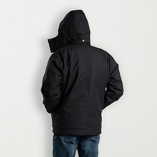 Berne Icecap Insulated Chore Mens Hooded Waterproof Midweight Big and Tall Work Raincoat