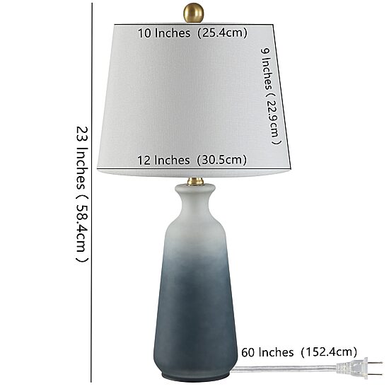 Safavieh 23" Narem Glass Table Lamp