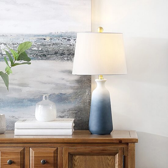 Safavieh 23" Narem Glass Table Lamp