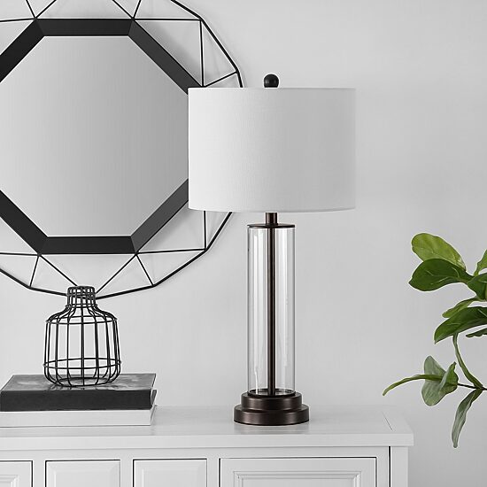 Safavieh 29.25" Cassian Glass Table Lamp