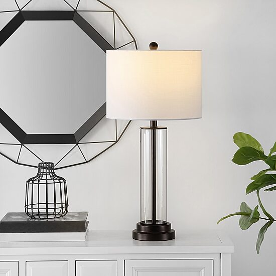 Safavieh 29.25" Cassian Glass Table Lamp