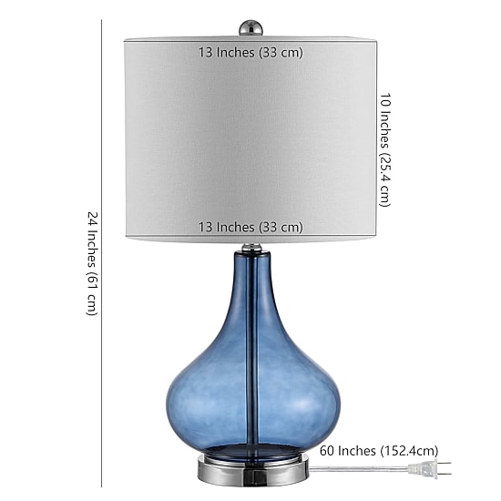 Safavieh 24" Brooks Glass Table Lamp