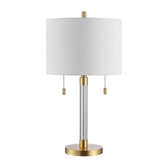 Safavieh 26.5" Bixby Glass Table Lamp