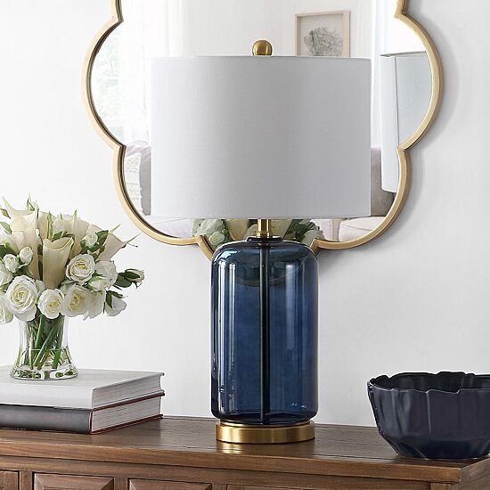 Safavieh 26" Novah Glass Table Lamp