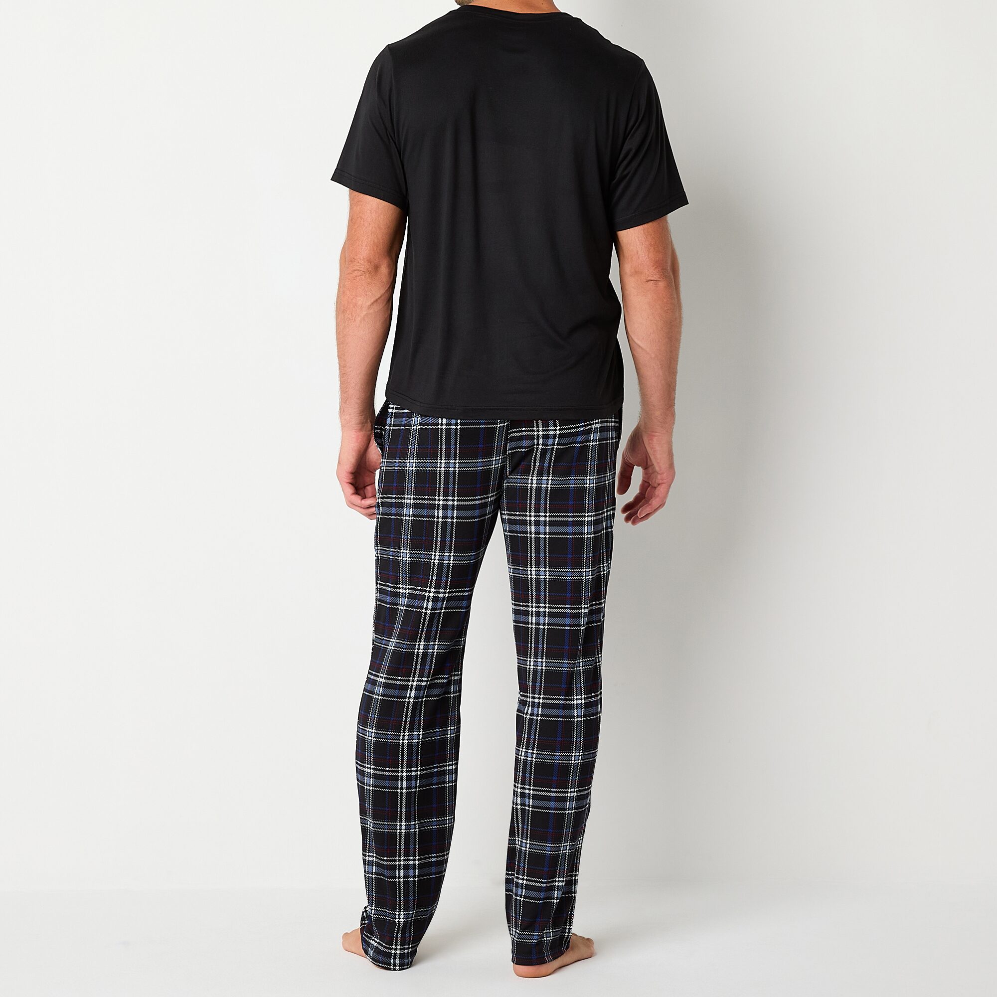 Ande Mens Crew Neck Short Sleeve 2-pc. Pajama Set