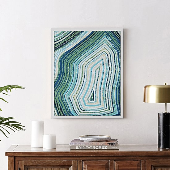 Safavieh 16" X 20" Emerald Print