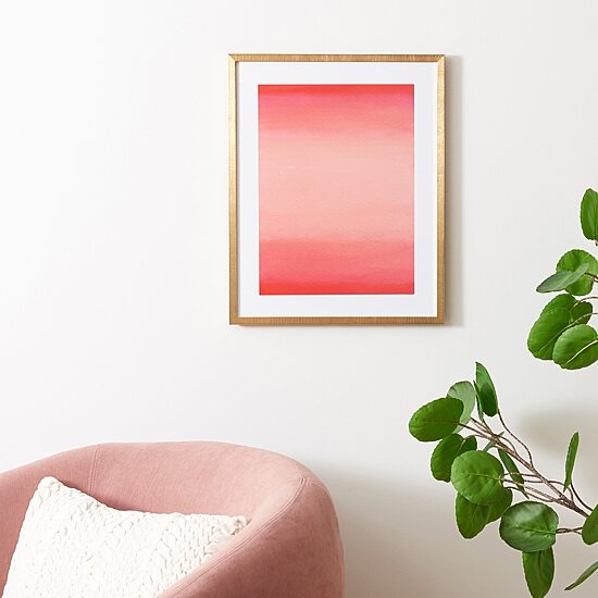 Safavieh 16" X 20" Legally Pink Print