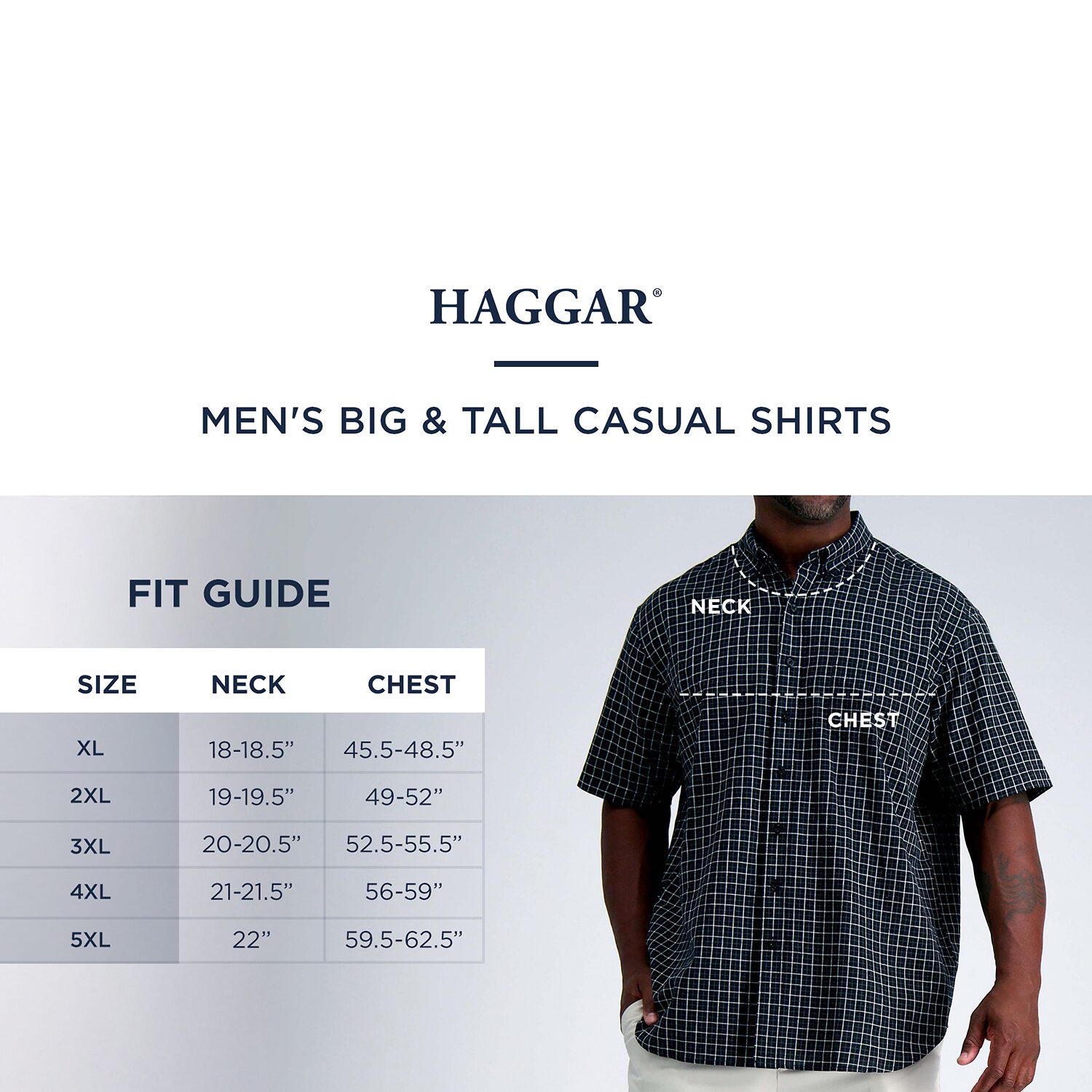 Haggar Linen Blend Mens Short Sleeve Regular Fit Big and Tall Button-Down Shirt
