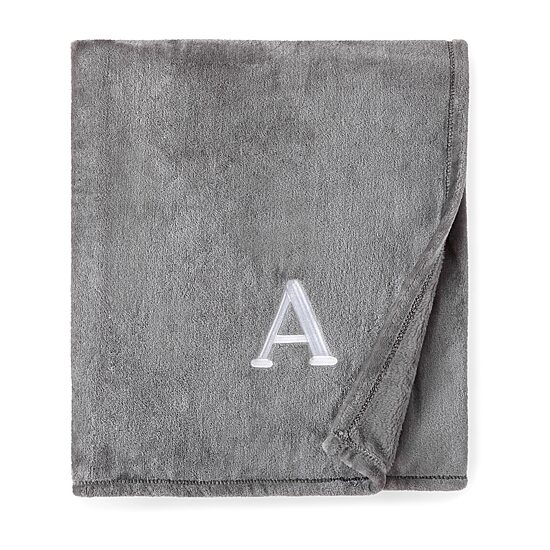 North Pole Trading Co. Monogram Throw