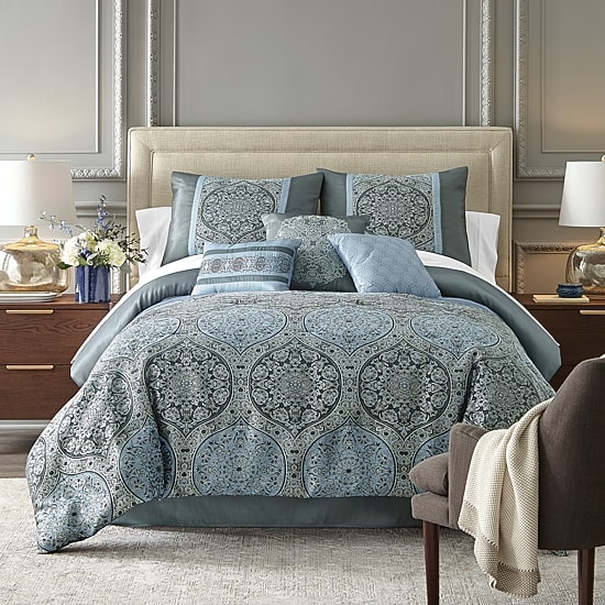 Broadhaven Brimsley 7-pc. Medallion Embellished Embroidered Comforter Set
