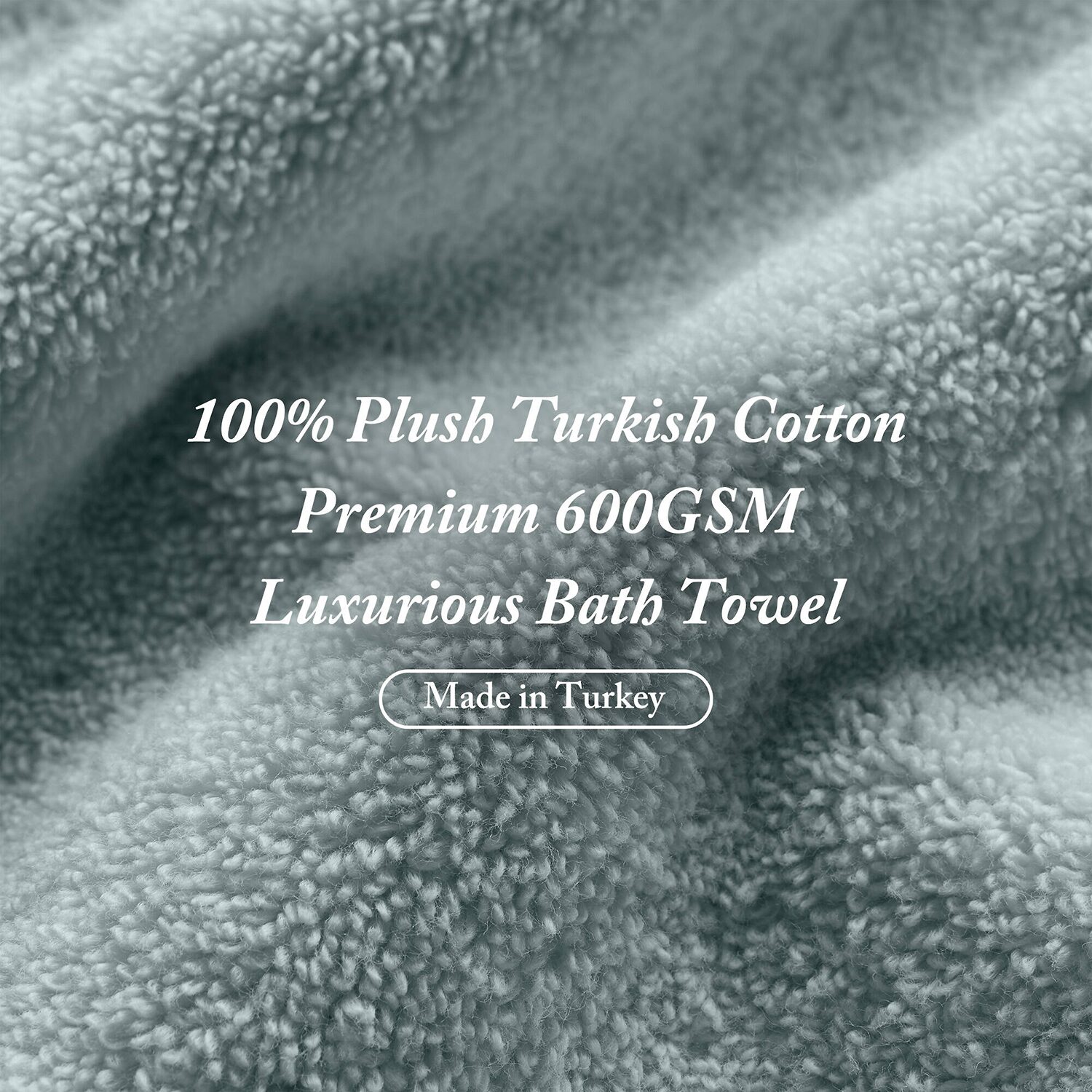 Madison Park Signature Turkish Oversized Cotton Solid 6-pc. Bath Towel Set