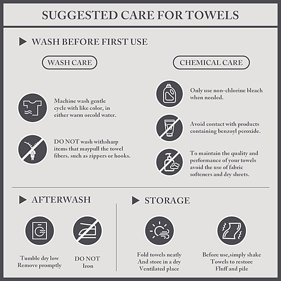Madison Park Signature Turkish Oversized Cotton Solid 6-pc. Solid Bath Towel Set