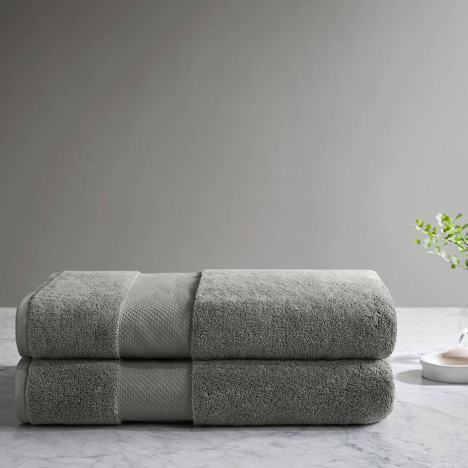 Madison Park Signature Turkish 100% Cotton 2-pc. Quick Dry Bath Towel