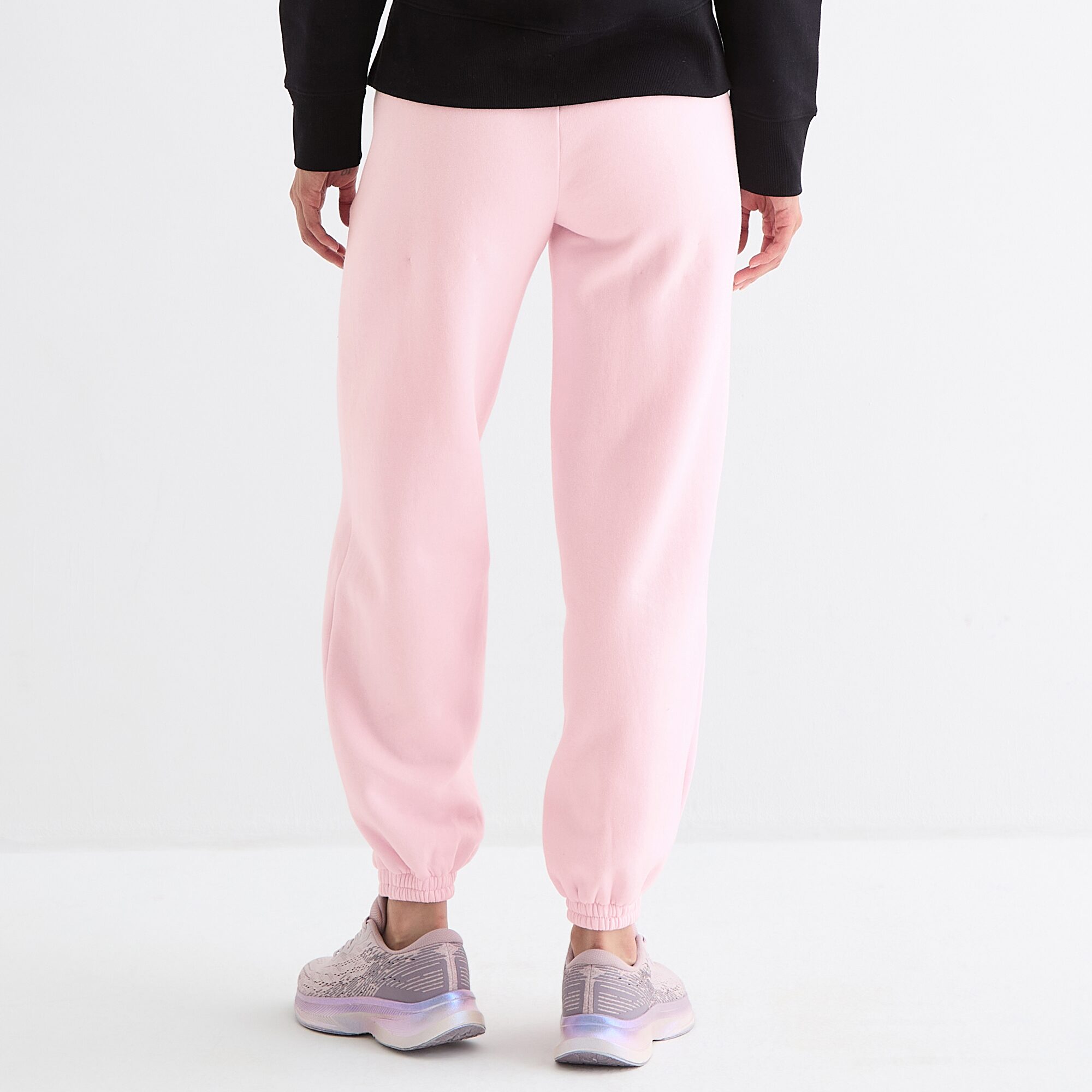 Xersion Womens DRAWSTRING WAIST Cuffed Mid Rise Regular Fit Tall Fleece Active Jogger Pant
