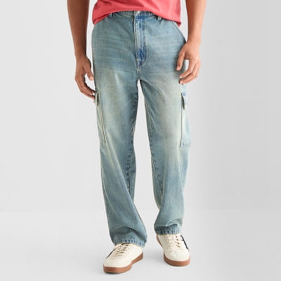 AZ Mens Baggy Cargo Jean