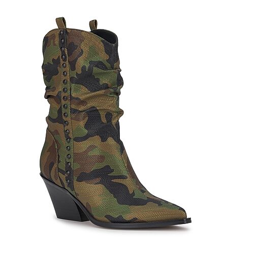 Js Jessica Simpson Womens Zolini Stacked Heel Cowboy Boots In Green