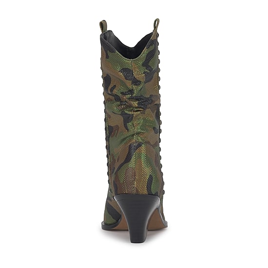 JS Jessica Simpson Womens Zolini Stacked Heel Cowboy Boots